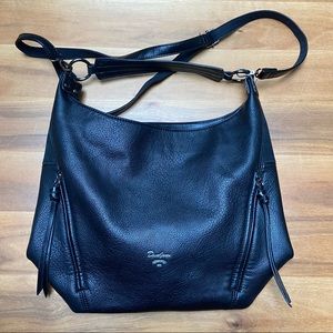 David Jones black purse